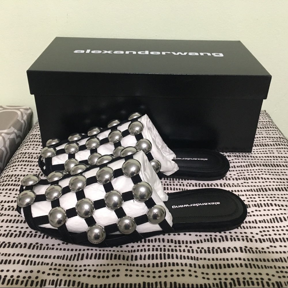 Alexander Wang Amelia Suede Mule - Picture 11 of 11